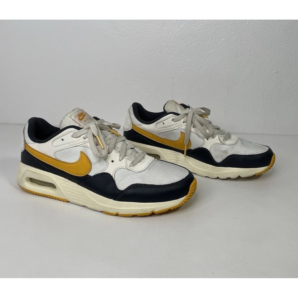 Nike Air Max Sail University Sneakers Men's Size 9.5 FQ0205-133 Gold & Blue